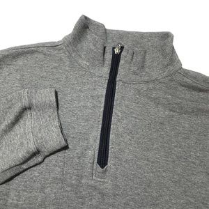 Linksoul Medium Grey 1/4 Zip Long Sleeve Sweater‎